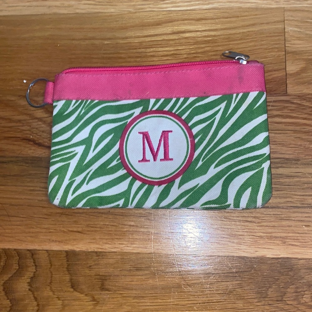 Green Zebra “M” bag